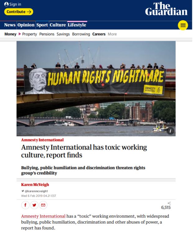 Центр-1: Люди как люди. Кризис в организации Amnesty International